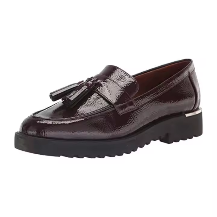 Zapatos casuales cómodos de mujer de propiedad de marca, zapatos de cuero para mujer - 1