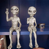 Figuritas Decorativas de Alien para Jardín - Adornos Navideños de Resina - details 3