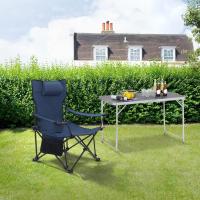 Juego de 2 Sillas de Camping Sillas Plegables, Silla de Acampada Portátil, Ligera para Picnic, Playa, Jardín, Pesca, con Portavasos, Gris - details 19