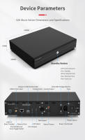 Gustard S26 Servidor de música Tocadiscos digital Transmisión digital Webcast X86 CelPlayer - details 20