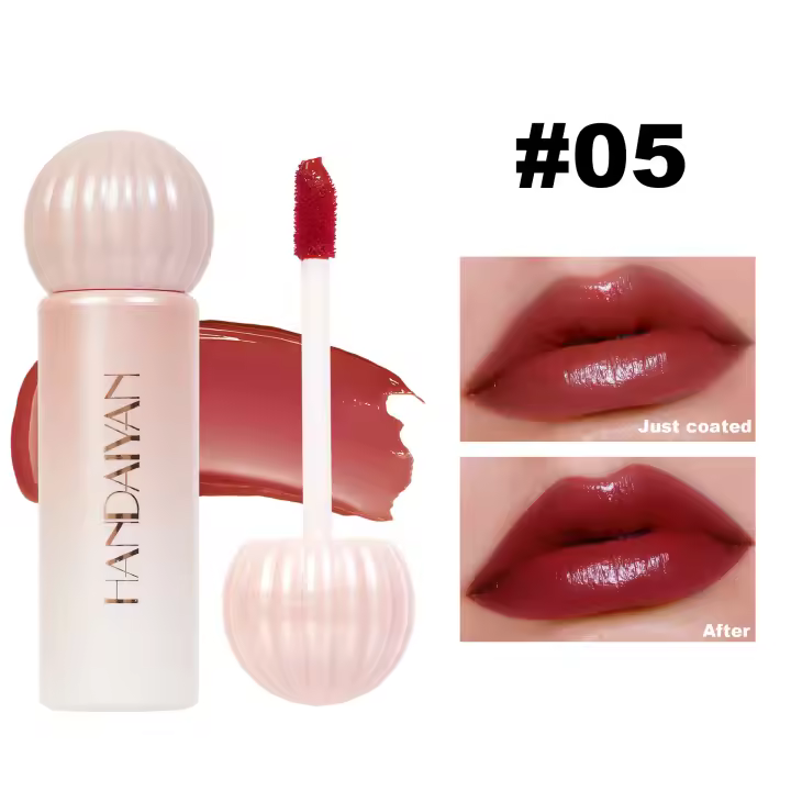 Gloss de Labios de Espejo Hidratante 8 Colores Duraderos Labial de Hidratación de Belleza para Cuidado de la Piel Facial - 1