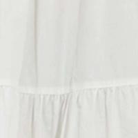 Vestido midi de verano elegante de manga larga con cuello redondo y lazo en la parte delantera A-e para mujer - details 1