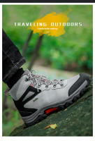 Zapatos de senderismo de cuero de alta calidad para hombre, botas de acampada resistentes al desgaste para exteriores, zapatos de Trekking, zapatillas de caza y escalada - details 7