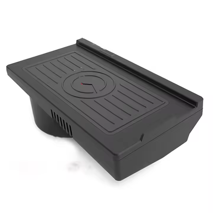 Cargador inalámbrico Qi para coche, adaptador de placa de carga rápida para teléfono móvil, accesorios interiores, para B-MW X5 F15 B-MW X6 F16, 15W, 2014-2018 - 1