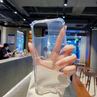 Nueva funda de silicona transparente de lujo a prueba de golpes para iPhone 16 15 14 13 12 11 Pro Max Plus XR XS Max, funda trasera transparente de parachoques suave - details 7