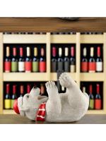 Adorno de Oso de Niebla Nórdica Navideño Resina Rojo Vino Rack para Sala de Estar Mesa de Comedor - details 11