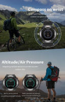 2025 deportes al aire libre resistencia gran capacidad 650 mAh nuevo reloj inteligente para hombres impermeable 100 + modo deportivo brújula Bluetooth llamada frecuencia cardíaca oxígeno en sangre fitness reloj inteligente para mujeres - details 9