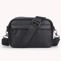Bolso Cruzado de Hombro para Hombres Cuero PU Diseño a Cuadros Bolso Messenger de Negocios Casual - details 20
