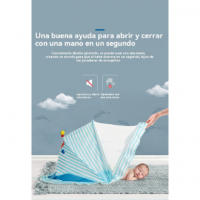 Cuna mosquitera niños plegable bebé mosquitera cubierta yurta sin fondo libre instalación antimosquitos cubierta - details 10