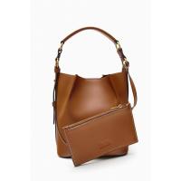 Moda Para Mujer Nuevo Bolso Para Mujer Bolso Ancho Con Bandolera De Mano Marrón - details 11