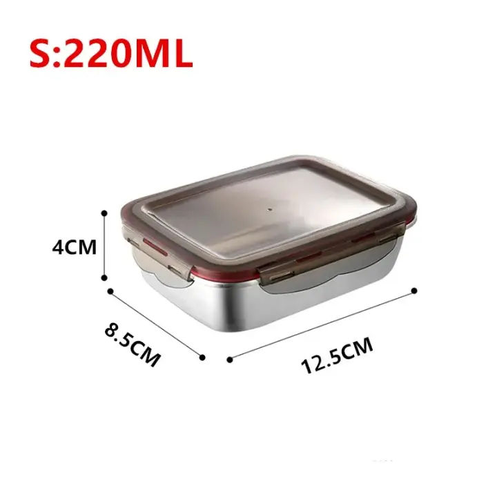 Juego de Fiambrera de Acero Inoxidable 304 Caja Bento con Calefacción para Microondas - 1
