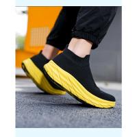 Zapatillas de deporte de punto para hombre y mujer, calzado deportivo ligero y cómodo, sin cordones, con plataforma, a la moda, gran oferta - details 18
