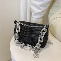 Bolso de Mano con Diamantes y Resplandor para Mujeres Bolso de Hombro Bolso de Señora Bolso Cruzado con Cadena de Cristal - details 5
