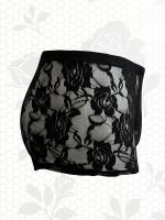 Calzoncillos hipster para hombre, 95% poliamida 5% elastano, estampado de encaje floral de alta elasticidad, tejido de punto, 110 g/m², ropa interior cómoda con detalle de encaje en contraste. - details 4