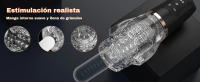 Masturbador Chupador Automático para Hombres Bomba para el Pene con 5 Succión y 10 Vibraciones, Acariciador Masculino Resistente al Agua, Juguetes Sexuales para Adultos - details 8
