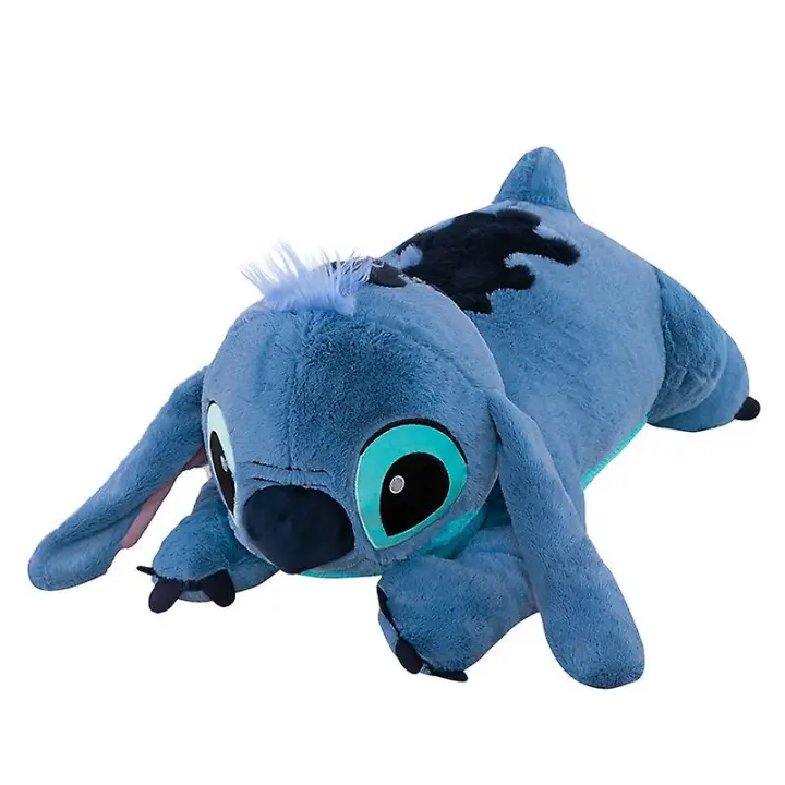 Juguete de Peluche Stitch Gigante Lilo y Stitch en Azul, 60cm Muñeco de Dibujos Animados Lindo - 1
