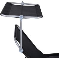 2 Tumbonas de Playa Reclinables con Sombrilla Ajustable |   Plegables y Portátiles - details 1