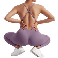 Mono ajustado para mujer, mono deportivo informal para todas las estaciones, ropa deportiva ajustada sin mangas, mono todo en uno, ropa para mujer - details 76