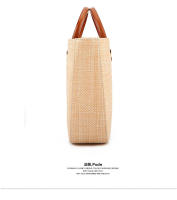 Bolso tejido redondo Pa Half Japan Southeast Asian City Leisure Resort Beach - details 2