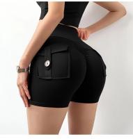 Pantalones cortos de Yoga para mujer, mallas Push Up de cintura alta con bolsillo, para gimnasio, Fitness y correr - details 13