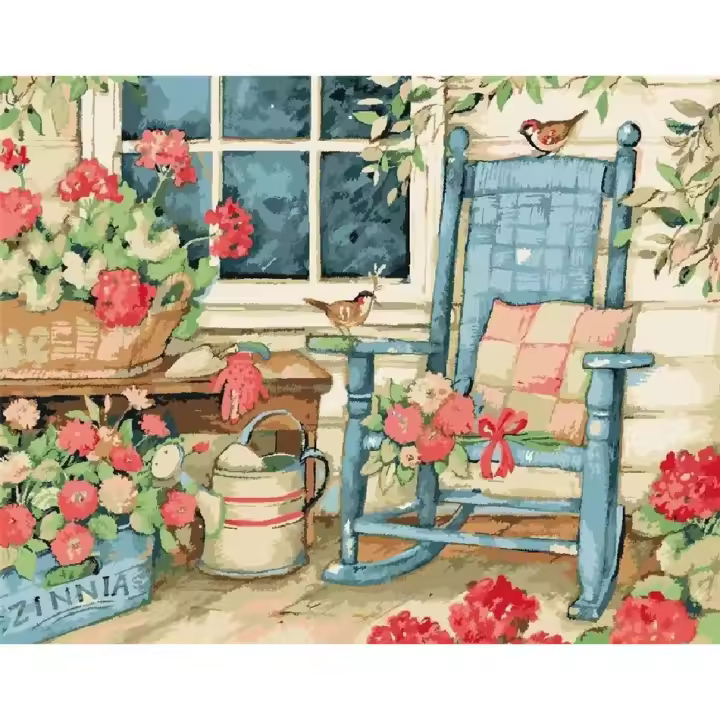 Ruopoty-pintura acrílica por números para decoración de interiores, dibujo por números, decoración del hogar, regalos originales - 1