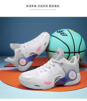 Pareja zapatos de baloncesto medio ayuda zapatillas de deporte real zapatos de entrenamiento - details 13