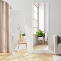 Pie Cuerpo Entero 150x51 cm, Espejos Grandes de Pared Rectangulares con Soporte para Colocar de Pie o Colgado, Adecuado para Dormitorio Vestidor Recibidor - details 7