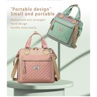 Bolsa de tela impermeable de nailon portátil de gran capacidad bolsa de almuerzo de hilo de bordado para mujer bolsa de hielo bolsa de picnic para salir - details 1