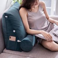 Cojín Triangular para cama, silla Lumbar para cabecera, respaldo, almohada perezosa para oficina, lectura, sala de estar, decoración del hogar - details 7