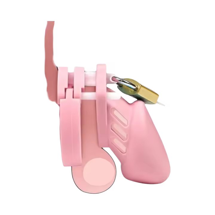 Leten Castidad masculina con llave Virginalidad para hombres Anillo transpirable Jaula CB para hombres SM Dispositivo de bloqueo de uretra Juguete - 1