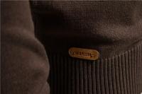2025 nuevo Otoño e Invierno 100% algodón para hombre cárdigan con cremallera Casual Patchwork moda juvenil suéteres de punto para hombres - details 8