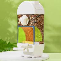 Comedero transparente para pájaros, práctico dispensador de comida colgante para pájaros de gran capacidad, caja de comida automática duradera para pájaros, árbol - details 7