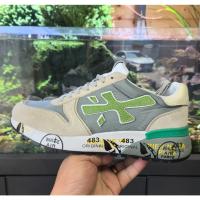 Zapatos Deportivos Casuales Para Hombre PREMIATA Azul Y Blanco Moda Transpirables Zapatillas De Correr Deportivas Para Hombre - details 1