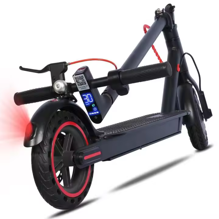 Scooter eléctrico Commute 2025 de 36V 350W 10.4Ah con neumático sólido de 8.5 pulgadas, freno de disco, 25km/h, aleación de aluminio, nueva marca, para adultos - 1