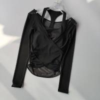 Traje de Yoga Sexy para Mujer Falda Deportiva Falsa de Poliéster Secado Rápido Cubierta de Pilates - details 4