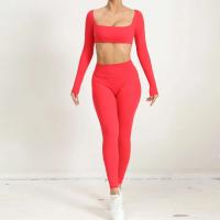 Nuevo TRE de 2 piezas, pantalones cortos deportivos, conjunto de body, ropa deportiva para mujer, traje de yoga para fortalecimiento de gimnasio - details 30