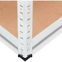 Estanterías metálicas de almacenamiento 160x90x40cm 700kg 4 estantes MDF organizador taller - details 13