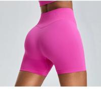 Pantalones de Yoga sin Costuras de Cintura Alta Levantamiento de Cadera Peach - details 12