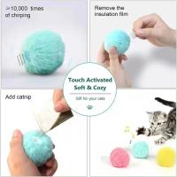 Juguetes Inteligentes para Gatos Pelota Interactiva de Hierba Entrenamiento Eléctrico para Mascotas con Sonido Táctil - details 1