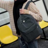 Mochila de Corduroy para Mujer Tendencia en Bolsos de Viaje y Escuela Color Sólido - details 11