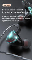 QKZ-auriculares intrauditivos AK9 con cable, audífonos originales de 3,5mm, AUX, HiFi, graves pesados, micrófono, Metal transparente, para música, juegos y deportes - details 12