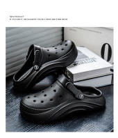 Agujero zapatos de los hombres de verano nuevo desgaste sandalias deportes zapatos de playa sandalias de los hombres de un pie medio bolsa de apoyo cabeza - details 13