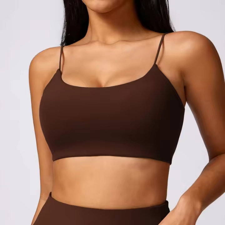 Sujetador de Yoga de Nylon Secado Rápido Ajuste Ajustado Ideal para Fitness y Correr - 1