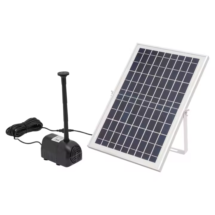 Bomba de agua alimentada por Panel Solar de 1000L/H, piscina de jardín, estanque, fuente de acuario para baño de aves, pecera, estanque pequeño, circulación de agua para oxígeno - 1