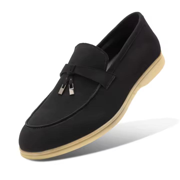 Mocasines de hombre mocasines de cuero casual todos los zapatos de hombre negros - 1