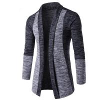 Cárdigan para hombre, suéter multifuncional de estilo coreano de punto de color contrastante con retales, nuevo - details 1