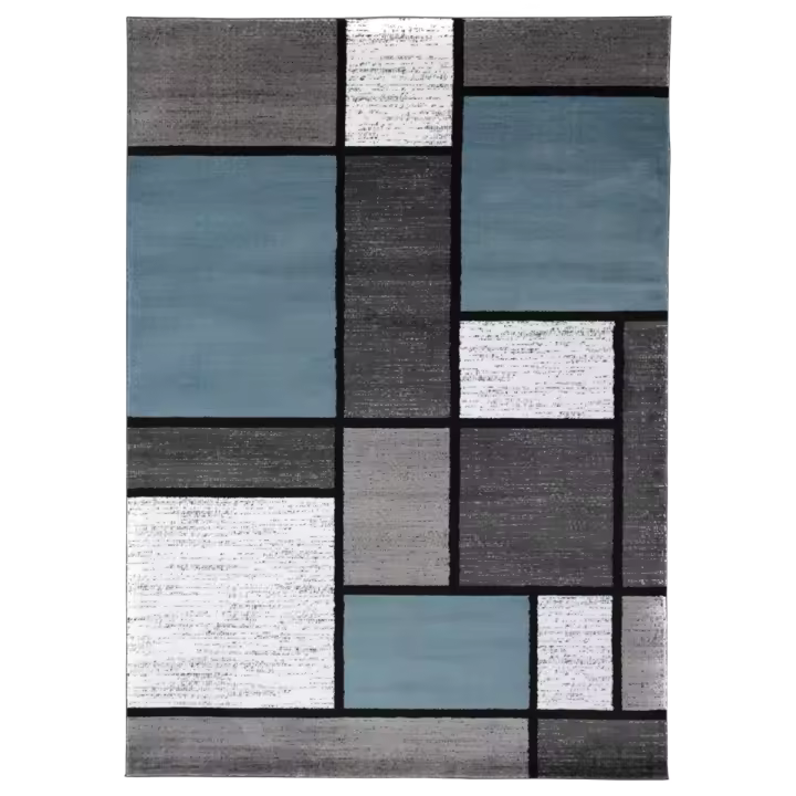 Alfombras de Salón antideslizantes, Modernas, Pelo Corto para Salón, Dormitorio, área Interior - 1