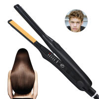 Plancha y rizador de pelo 2 en 1, Mini plancha plana, herramientas de estilismo, rizador de pelo de cerámica, rizador corrugado - details 1