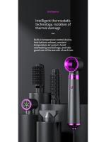 Secador de pelo 5 en 1 multifuncional Peine de aire caliente, rizador automático, peine de pelo liso, secador de pelo, herramienta de estilo de salón, secado rápido - details 9