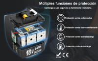 Baterías Recargables de Litio-Ion Makita 18V Compatibles con Herramientas - details 4